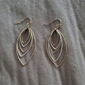 Silver & Gold Dangle Earrings
